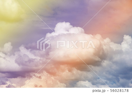Colorful clouds in the sky. Colorful clouds in the sky. 56028178