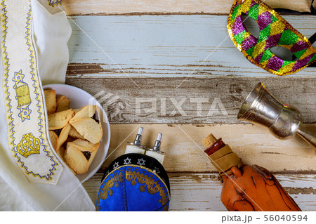 Purim celebration concept jewish carnival holiday 56040594