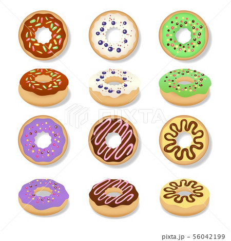 Glazed doughnut set Glazed doughnut set 56042199