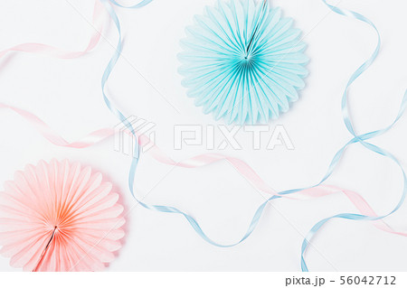 Abstract pastel white background of paper party Abstract pastel white background of paper party 56042712