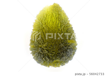 moldavite mineral isolated 56042733
