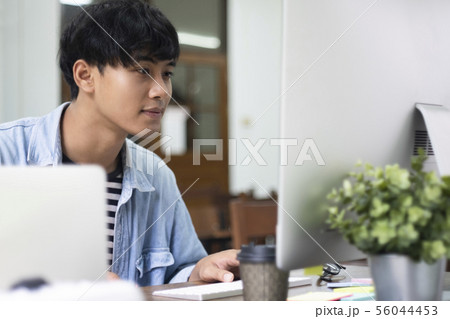 Programmers and developer teams are coding and 56044453