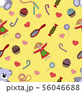 pattern of sweets and candies 56046688