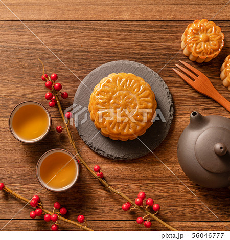 月餅 ティー 紅茶 56046777