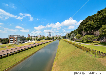 金沢城　いもり堀 56047378