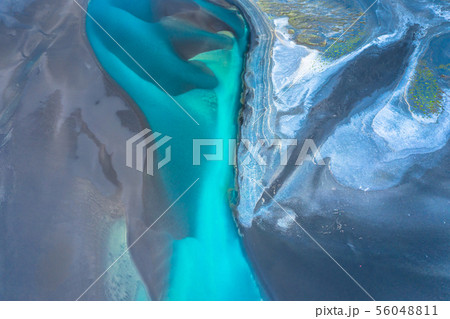 Amazing Nature, Aerial view of glacier Amazing Nature, Aerial view of glacier 56048811
