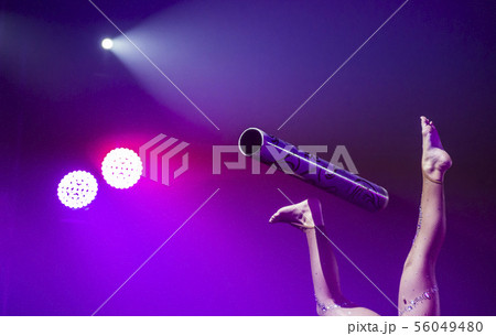 Artist juggles in the circus Artist juggles in the circus 56049480