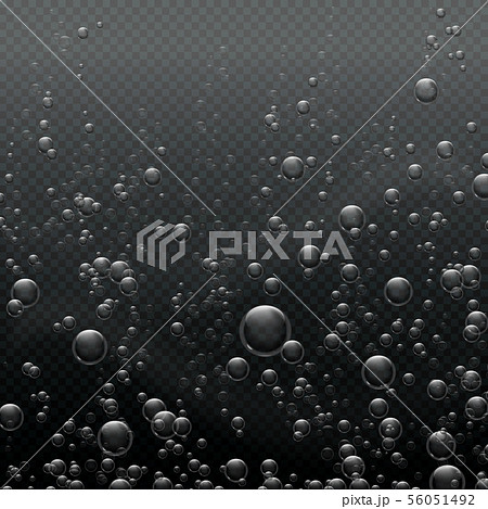 Underwater 3d air bubbles, bubbly soda isolated on transparent background vector template Underwater 3d air bubbles, bubbly soda isolated on transparent background vector template 56051492