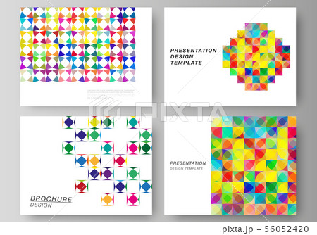 The minimalistic abstract vector illustration layout of the presentation slides design business 56052420