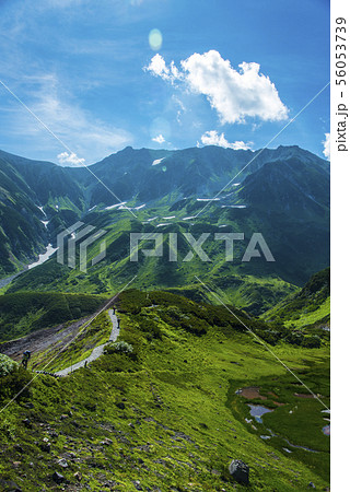 快晴の立山連峰 快晴の立山連峰 56053739