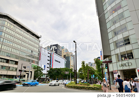 福岡市天神の街並み 56054095