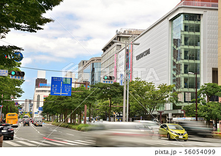 福岡市天神の街並み 56054099