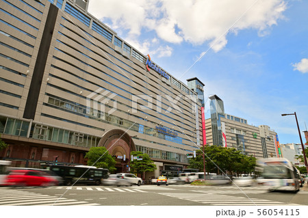 福岡市天神の街並み 福岡市天神の街並み 56054115