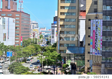 福岡市天神の街並み 56054141