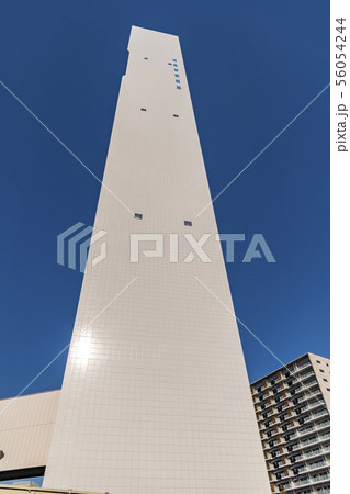 【晴海　中央清掃工場　煙突】 56054244