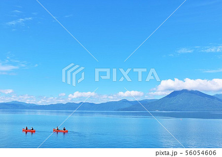 北海道 青空の支笏湖 北海道 青空の支笏湖 56054606
