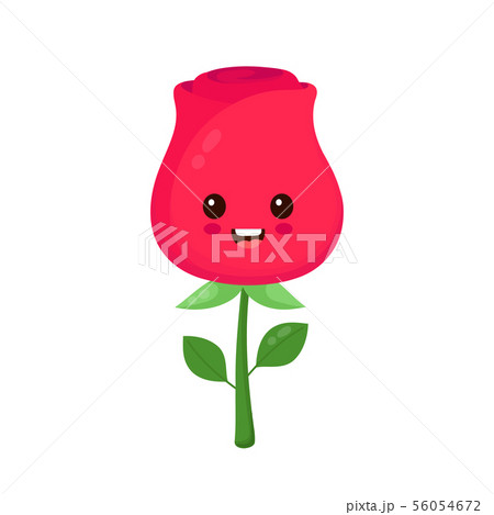 Happy beauty cute smiling funny rose  56054672