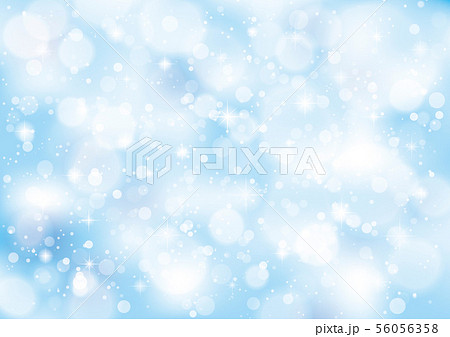 光 キラキラ 背景 水色のイラスト素材