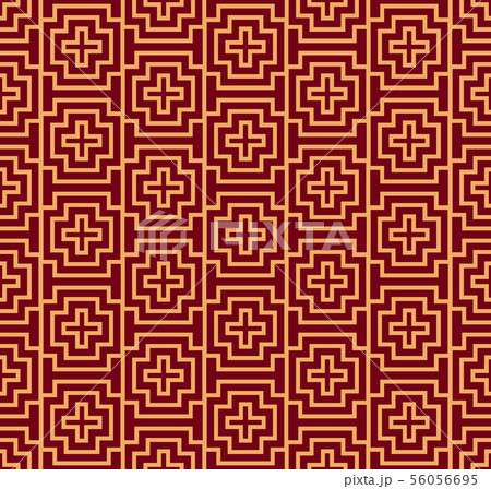 Seamless vector ornament. Modern stylish geometric 56056695