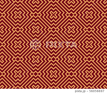 Seamless vector ornament. Modern stylish geometric 56056697