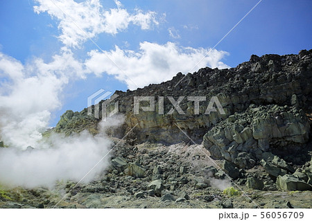 日本　北海道の火山　硫黄山 56056709