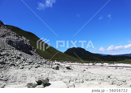 日本 北海道の火山 硫黄山 日本 北海道の火山 硫黄山 56056722