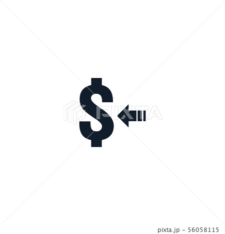 money transfer Icon symbol. currency exchange, 56058115