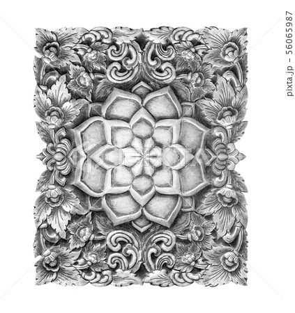 Engraved metal oriental texture,pattern background 56065987