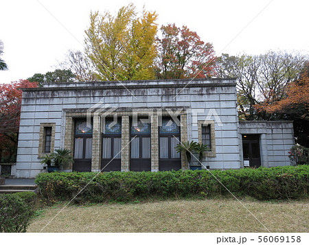 紅葉が美しい秋の青淵文庫 紅葉が美しい秋の青淵文庫 56069158