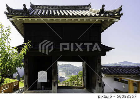 高知城 黒鉄門 高知県高知市 高知城 黒鉄門 高知県高知市 56083557