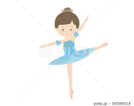 Minachan Ballet Princess Florina Stock Illustration