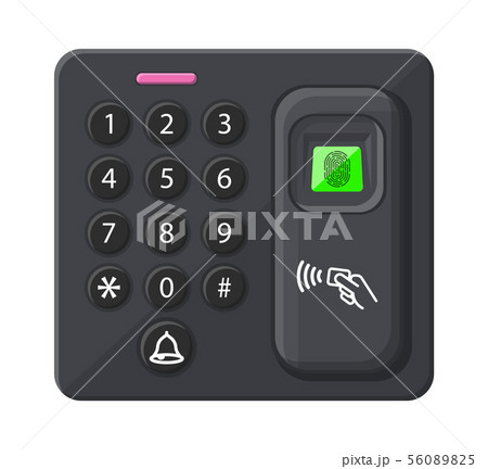 Password and fingerprint security device 56089825