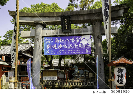 高知八幡宮　鳥居　高知県高知市 56091930