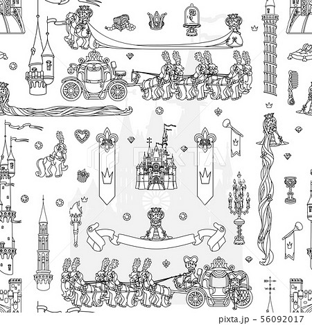 vector girlish seamless pattern 56092017