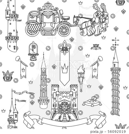 vector girlish seamless pattern 56092019