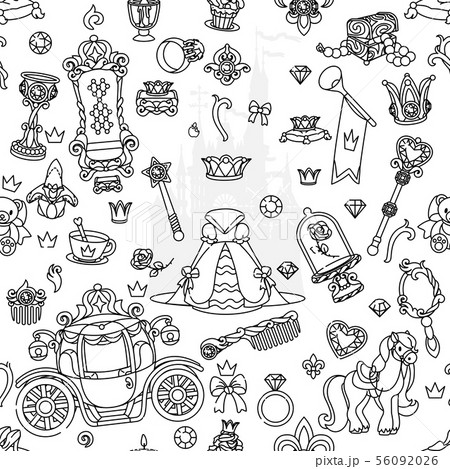 vector girlish seamless pattern 56092026