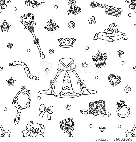 vector girlish seamless pattern vector girlish seamless pattern 56092036
