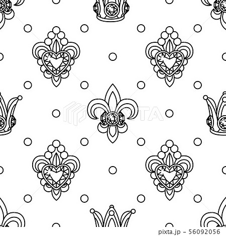 vector girlish seamless pattern vector girlish seamless pattern 56092056