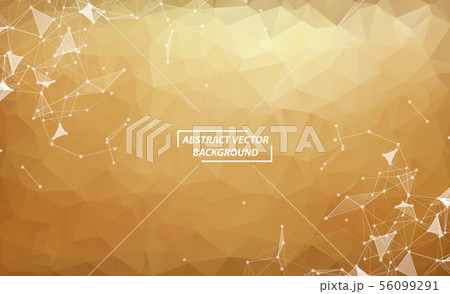 Abstract Light Brown Polygonal Space Background 56099291