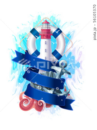 vector sea summer concept vector sea summer concept 56105370