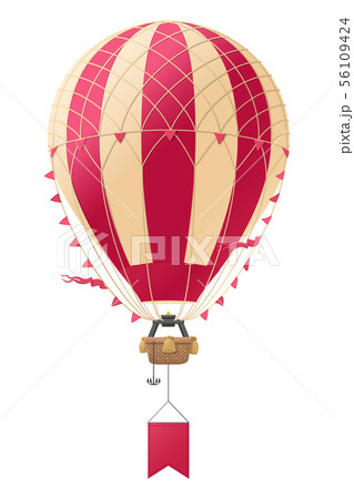 Vector Aerostat Hot Balloonのイラスト素材