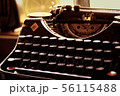 Old typewriter in antique photography 56115488