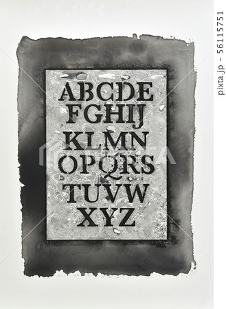 アルファベット　背景素材 56115751