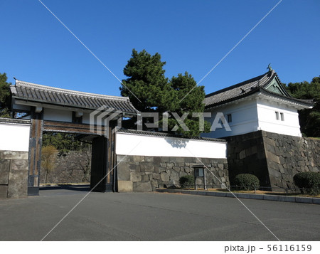 江戸城の桜田門 56116159