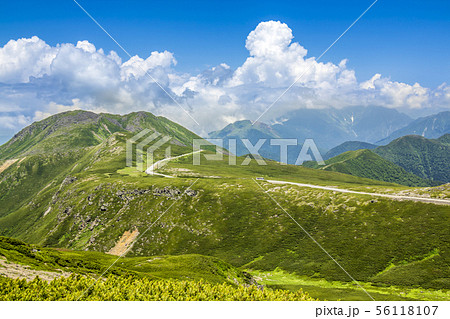 乗鞍岳 魔王岳からの眺望 乗鞍スカイライン 乗鞍岳 魔王岳からの眺望 乗鞍スカイライン 56118107