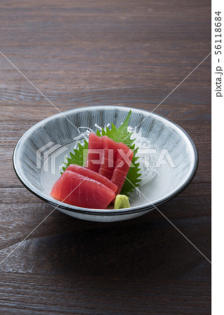 鮪の刺身 鮪の刺身 56118684