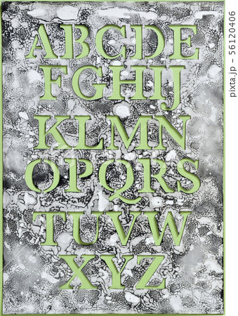 アルファベット　背景素材　　 56120406