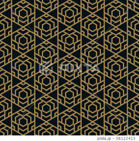 Seamless pattern. Elegant linear ornament. Seamless pattern. Elegant linear ornament. 56122415
