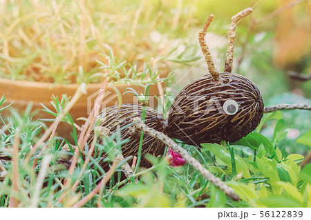 An artificial ant statue made from coconut, An artificial ant statue made from coconut, 56122839