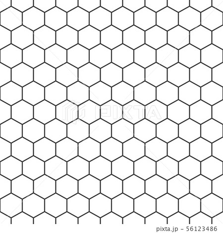 hexagon seamless pattern background 56123486